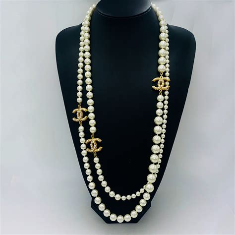 chanel necklass|authentic Chanel necklaces.